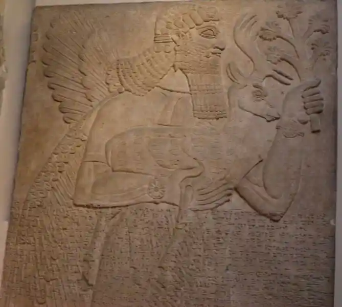 Solar disc on the wrist of the protective spirit